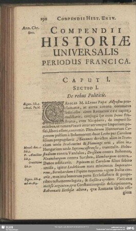 Compendii Historiae Universalis Periodus Francica