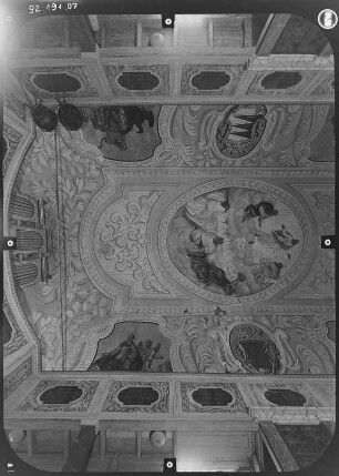 Gleina. Kirche (1696-1697). Decke