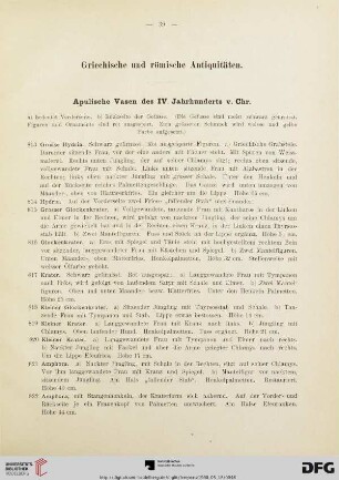 Griechische und römische Antiquitäten (Nr. 813-1000)