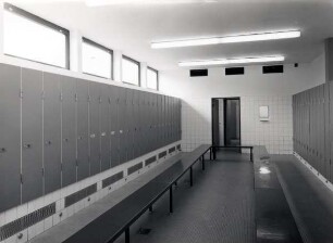Hallenbad, Sammelunkleideraum. Detmold. Georg-Weerth-Str. Papierabzug