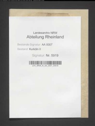 Wiedereinlösung von Rhens