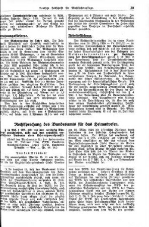 Der Wohnungsbau im Jahre 1925 [Wohnungsfürsorge]