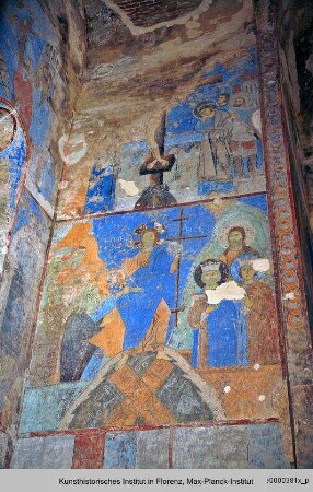 Die Ausmalung der Sankt Nikolauskirche : Die Ausmalung des nördlichen Querhauses : Die Auferstehung Christi