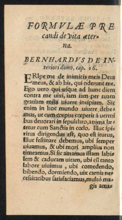 Formulae Precandi de vita aeterna.