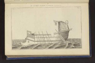 AN ANCIENT TRIREME, ACCORDING TO BAFIUS. Plate 2. Page 4.