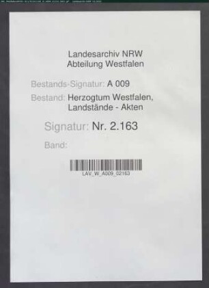 Belege (Nr. 696-806) zu den Handwerkerrechnungen