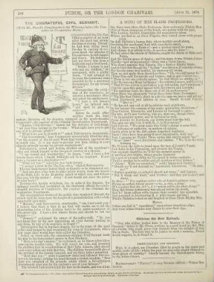 The ungrateful civil servant