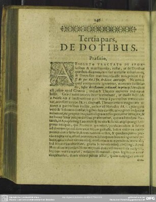 Tertia pars, De Dotibus