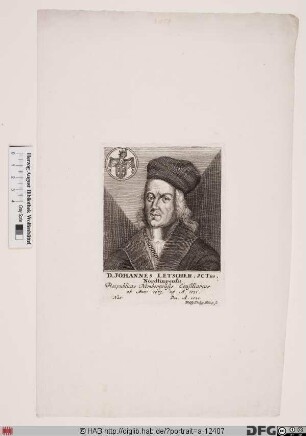 Bildnis Johannes Letscher