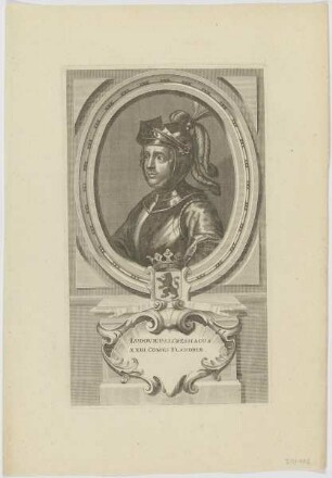 Bildnis des Ludovicus I. Cressiacus, XXIII. Comes Flandriae