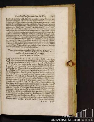 Von dem unbeweglichen Gestirn der Meridionalischen Seyten/ das VII. Cap. des IX. Buchs der Architectur Vitruuii.