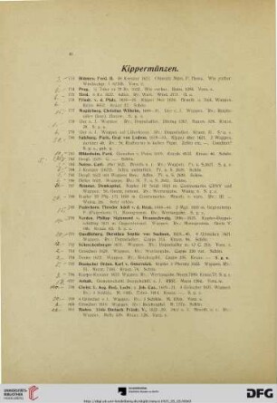 Kippermünzen (Nr. 773-854)