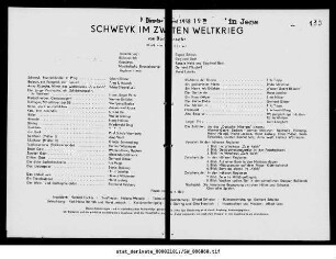 Schweyk im Zweiten Weltkrieg