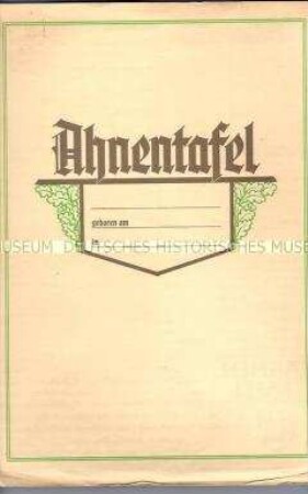 Ahnentafel - Familienkonvolut