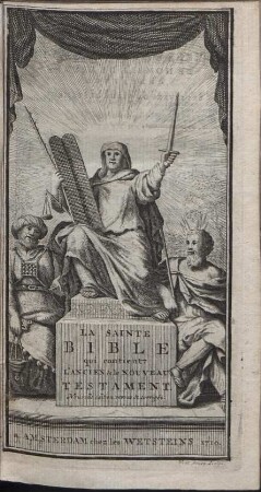 La Sainte Bible qui contient. L´Ancien & le Nouveau Testament
