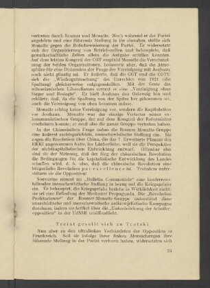 Treint gesellt sich zu Trotzki
