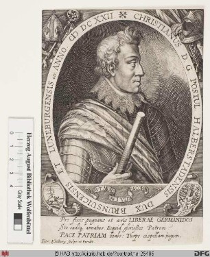 Bildnis Christian d. J., Herzog zu Braunschweig-Lüneburg und L.