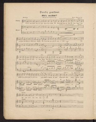 Doudy gewidmet. Wie's aussieht? Gedicht von Hamerling.