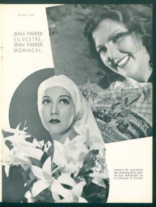 Jean Parker silvestre, Jean Parker monacal