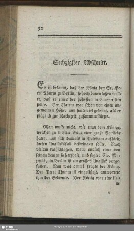 Sechzigster Abschnitt