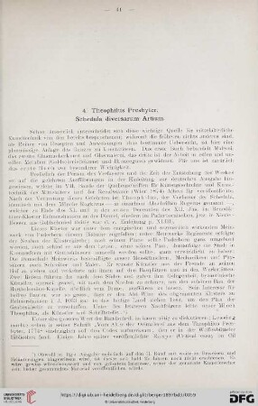 4. Theophilus Presbyter, Schedula diversarum Artium