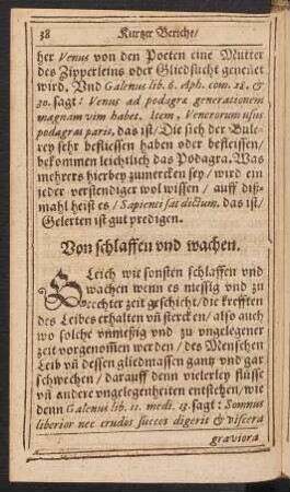 Von schlaffen und wachen.