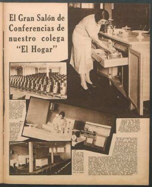 El Gran Salón de Conferencias de nuestro colega "El Hogar"