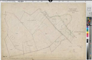 Liesborn (Wadersloh), Flurbereinigung Liesborn, Bl.30 Zuteilungskarte Flur 30