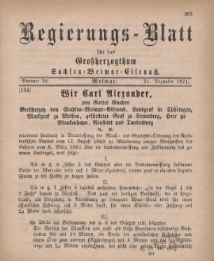 Nr. 34 : 31. Dezember 1871