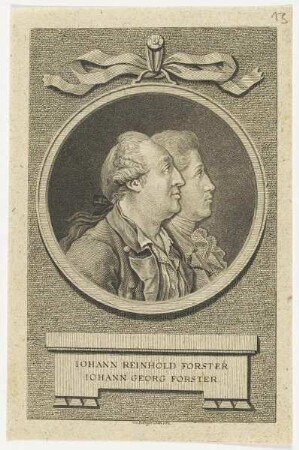 Doppelbildnis des Iohann Reinhold Forster und des Iohann Georg Forster