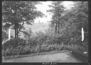 Meißen. Blick vom Stadtpark auf Meißen
