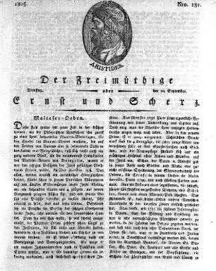 Nro. 181, Dienstag den 10. September