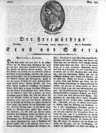 Nro. 181, Dienstag den 10. September