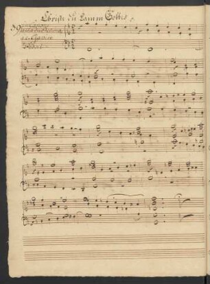 Christe du Lamm Gottes; org; F-Dur; BWV 619