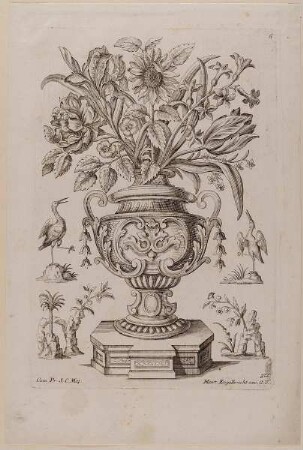 Eine Blumenvase