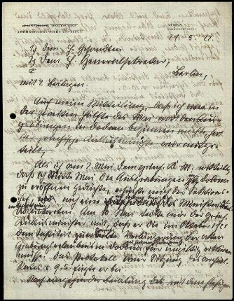 Schreiben (Entwurf); E. Buschor an Gesandten des D.R. und G. Rodenwaldt