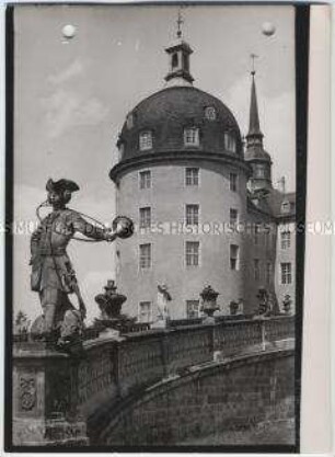 Moritzburg, Trompeter am Schloß