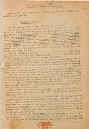 8.1918: Amerikanische Flugschrift