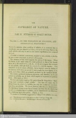 Part II. Synthesis Of Spoken Sounds