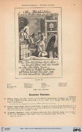 Deutsche Literatur (Nr. 34-59)