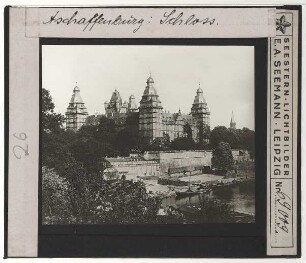 Aschaffenburg, Schloss Johannisburg : Außenansicht, Fernsicht