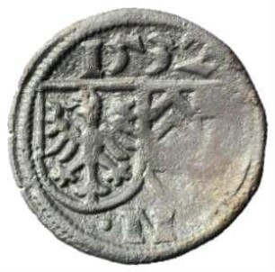Fundmünze, Pfennig (einseitig), 1532