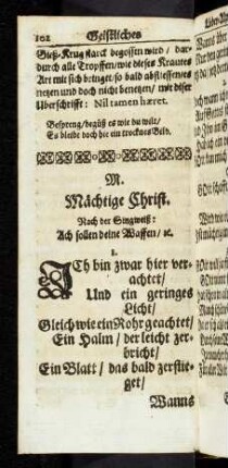 M. Mächtige Christ