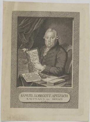 Bildnis des Samuel Lobegott Apitzsch
