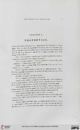 Chapter I: Proportion