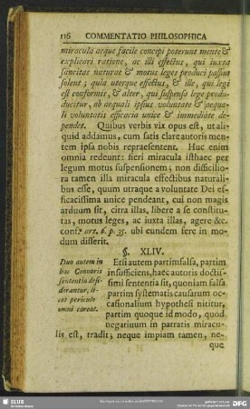 §. XLIV. Duo autem in hac Connoris sententia desiderantur, licet periculo omni careat