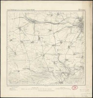 Meßtischblatt 2934 : Weimar, 1873 : Weimar. - Aufn. 1853. - 1:25000. - [Berlin]: Reichsamt für Landesaufnahme, 1873. - 1 Kt.