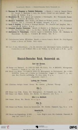 Römisch-Deutsches Reich, Oesterreich etc. (Nr. 99-436)