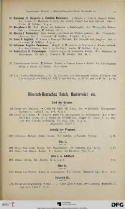 Römisch-Deutsches Reich, Oesterreich etc. (Nr. 99-436)