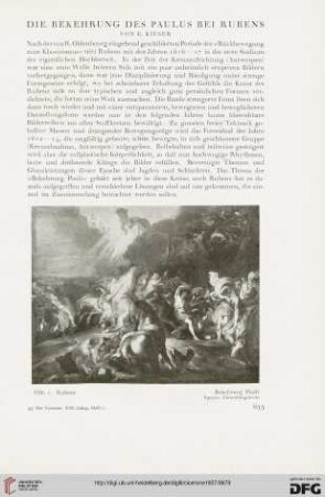 19: Die Bekehrung des Paulus bei Rubens